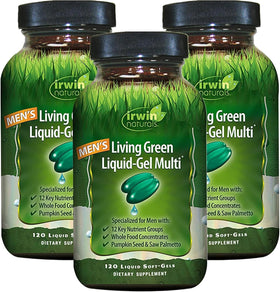 Irwin Naturals Multivitamines Quotidiennes pour Hommes 120 gélules vue avant