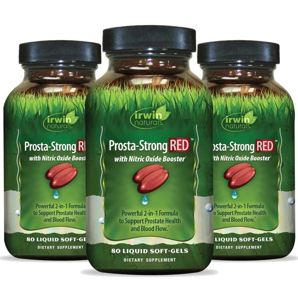 Irwin Naturals Prosta-Strong RED 3 Pack vue de face