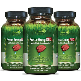 Irwin Naturals Prosta-Strong RED 3 Pack vue de face