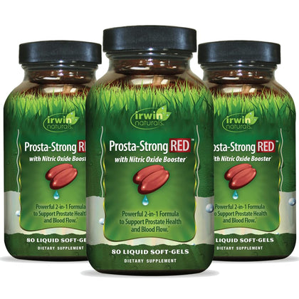 Irwin Naturals Prosta-Strong RED 3 Pack vue de face
