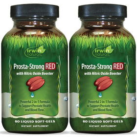Irwin Naturals Prosta-Strong RED 80 gélules liquides vue de face