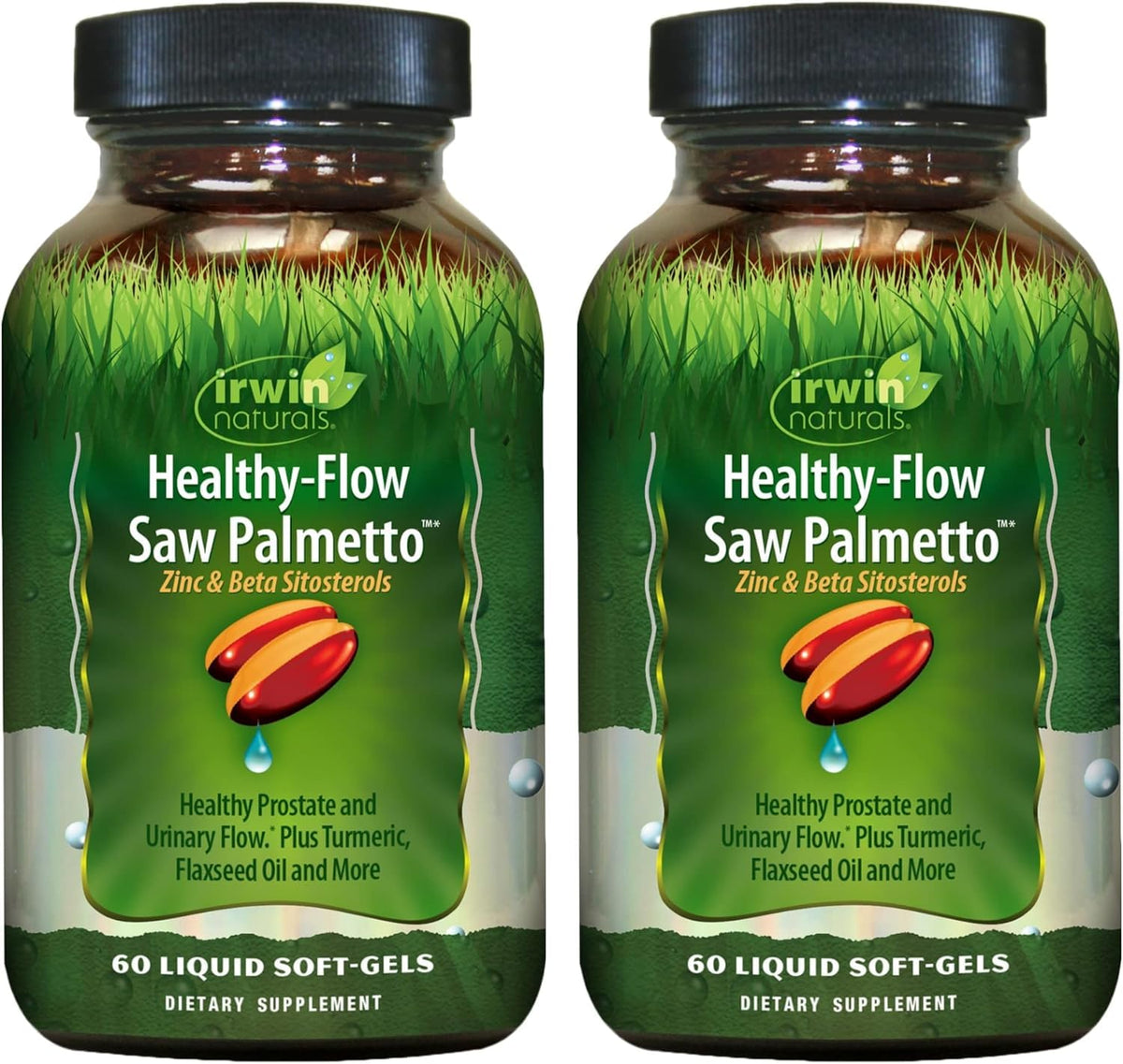 Irwin Naturals Saw Palmetto 2 Pack vue de face