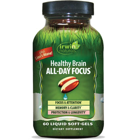 Irwin Naturals Soutien Cognitif Nootropique 60 gélules molles vue avant