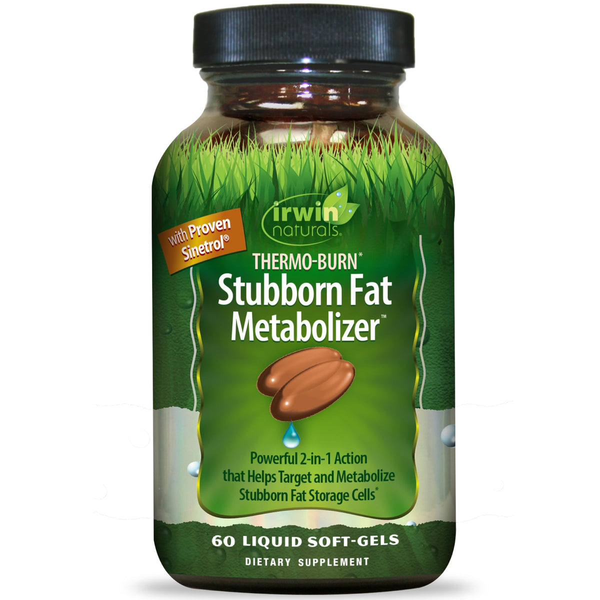 Irwin Naturals Thermo-Burn 60 gélules mollles vue de face