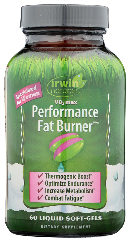 Irwin Naturals VO₂ Max Performance Fat Burner 60 Softgels front view