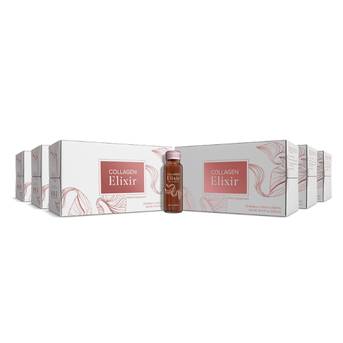 Isagenix Collagen Elixir Beauté Afterglow 60 bouteilles vue avant