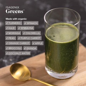 Isagenix Moringa Greens 372g avec fruits frais