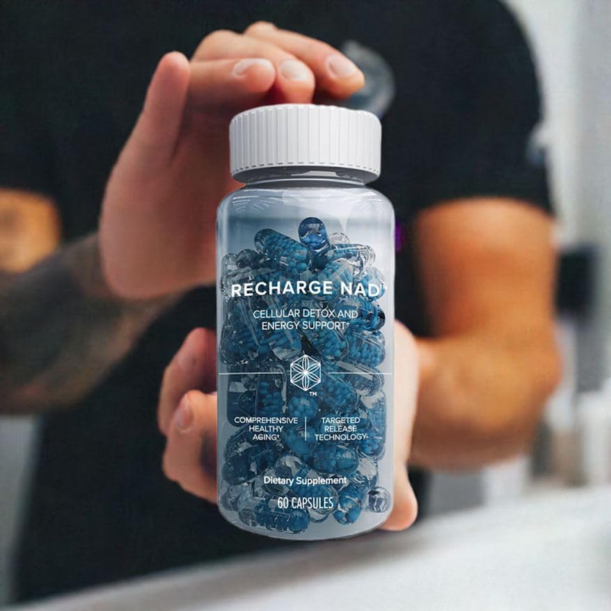 Isagenix Recharge NAD étiquette détaillant les ingrédients