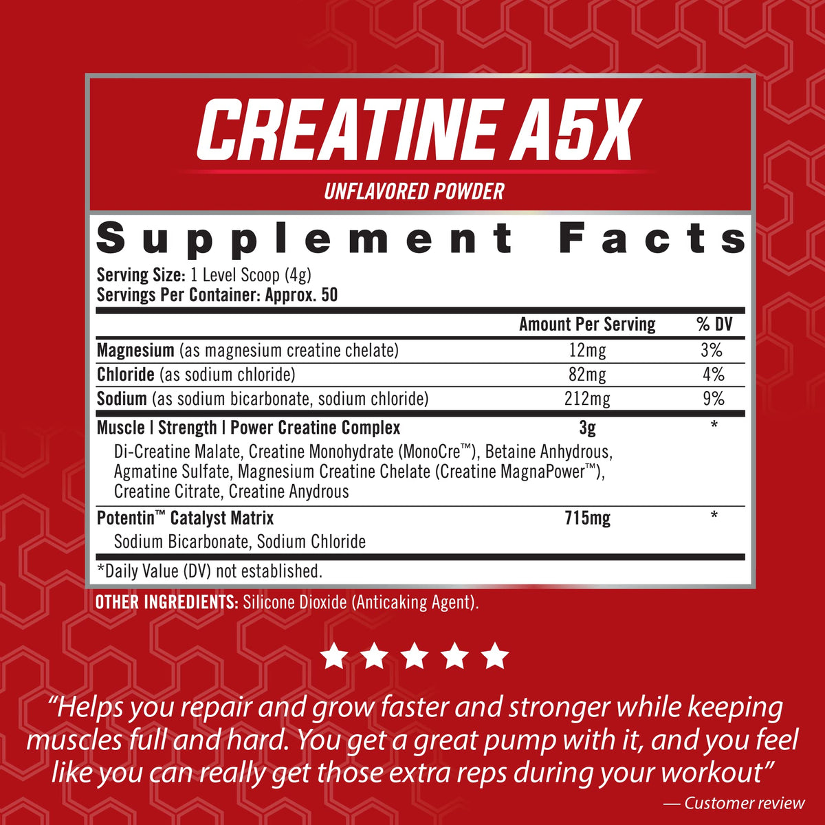 iSatori Creatine A5X poudre créatine non aromatisée