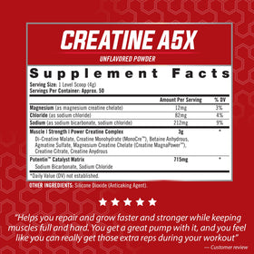 iSatori Creatine A5X poudre créatine non aromatisée