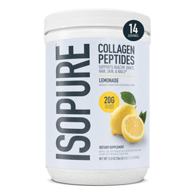 Isopure Poudre de Collagène 20g Saveur Citronade vue avant