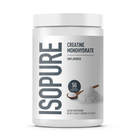 Isopure Poudre de Créatine Monohydrate 100% Pure 572g vue de face