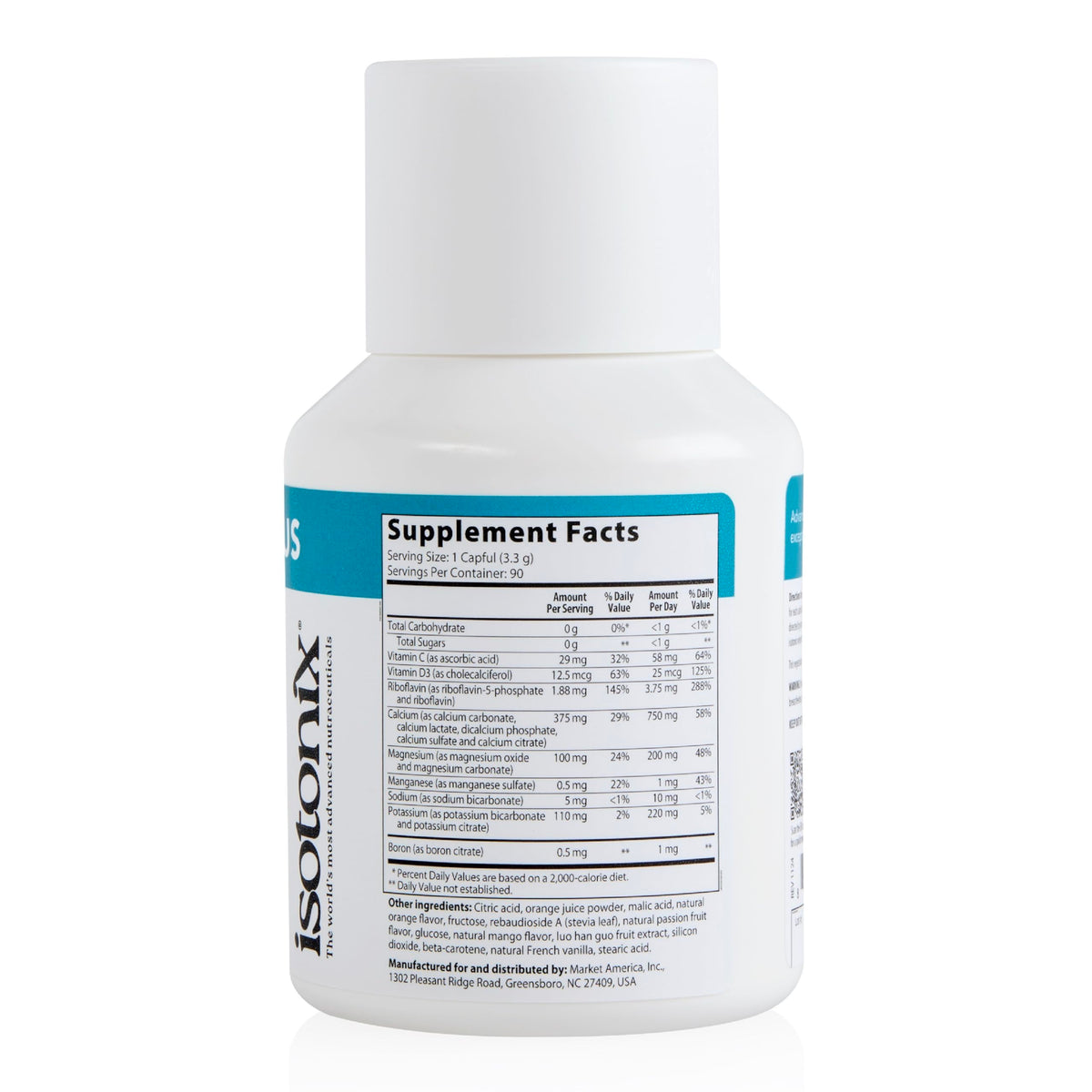 Isotonix Calcium Plus displayed with other supplements