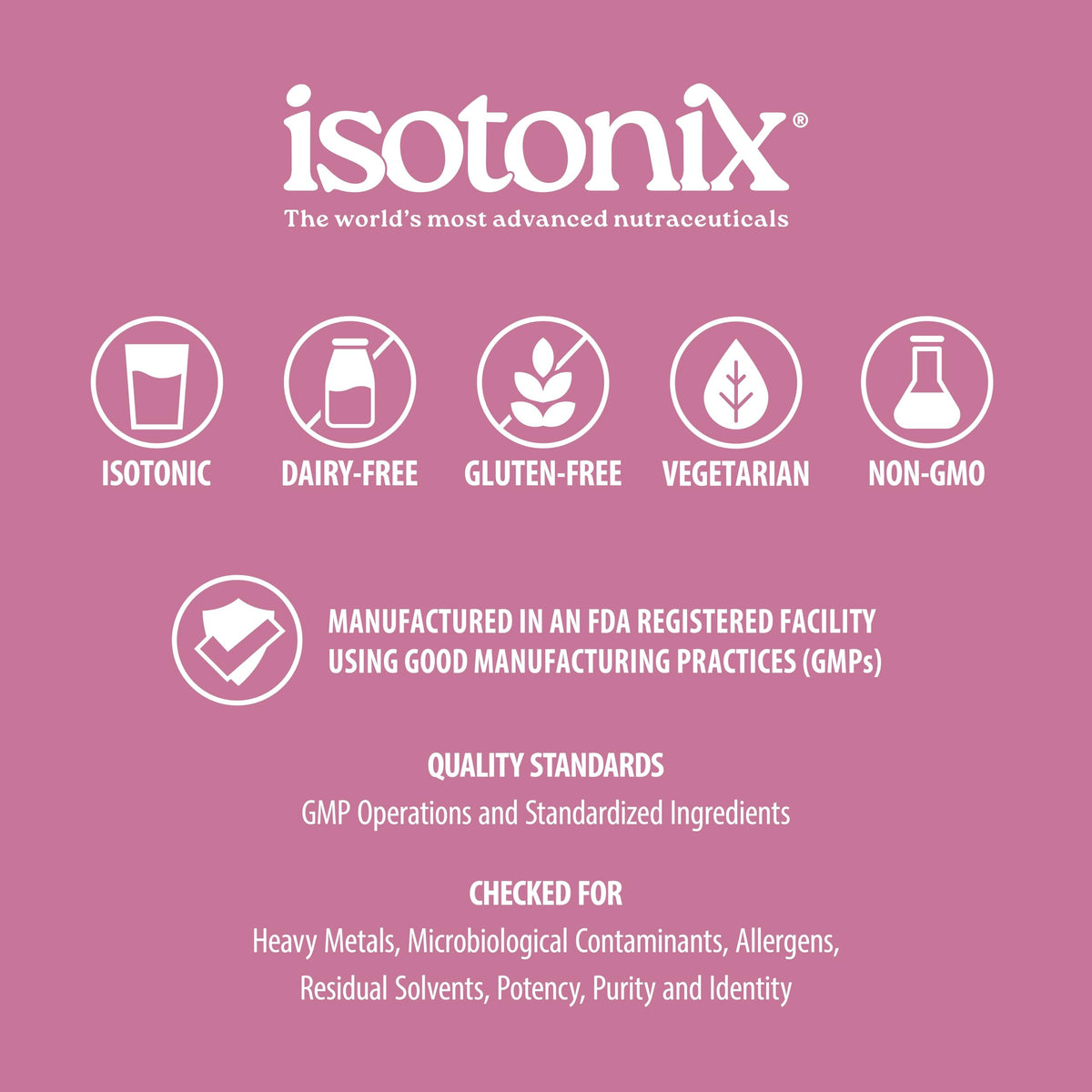 Isotonix OPC-3 Beauty Blend étiquette avec acide hyaluronique
