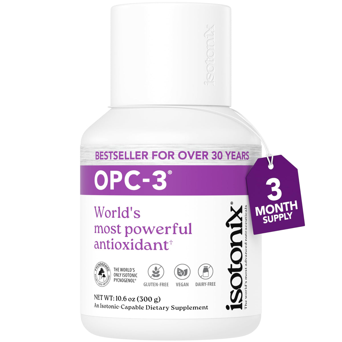 Isotonix OPC-3 complément antioxydant 90 portions vue de face