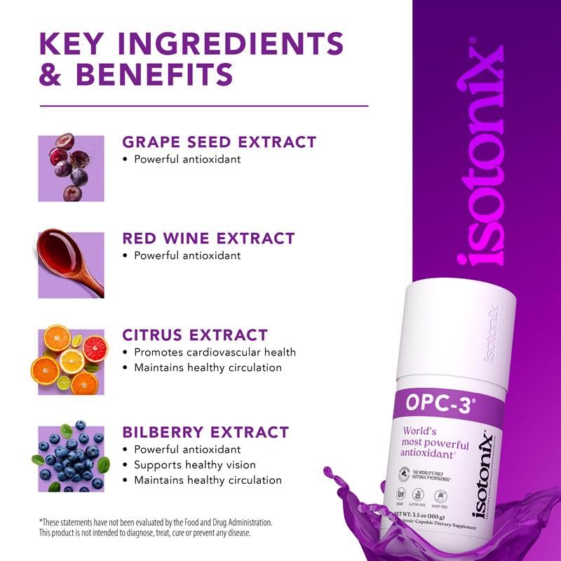Isotonix OPC-3 complément avec une cuillère à mesurer à côté