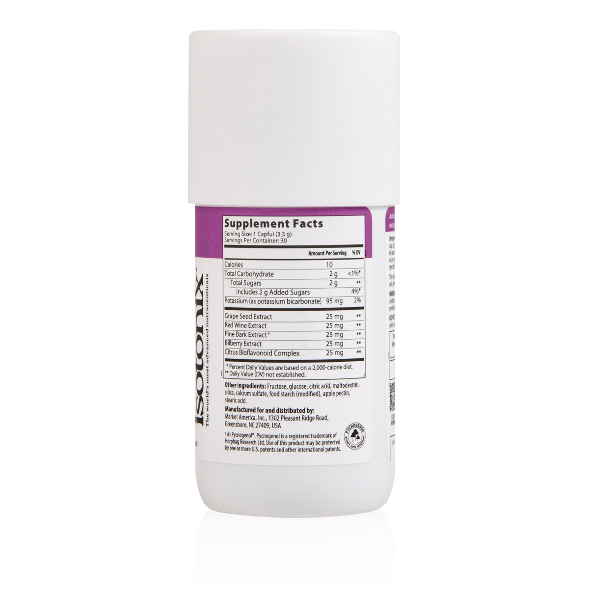 Isotonix OPC-3 montré dans un cadre de vie quotidienne