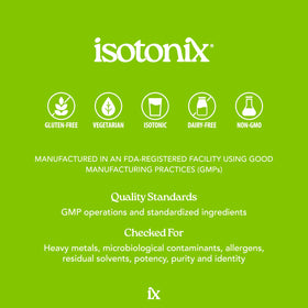 Isotonix Poudre Multivitaminée Sans Fer, présentation sur une table