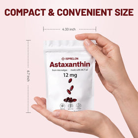 Isprelon Astaxanthin 12mg détail de la gélule