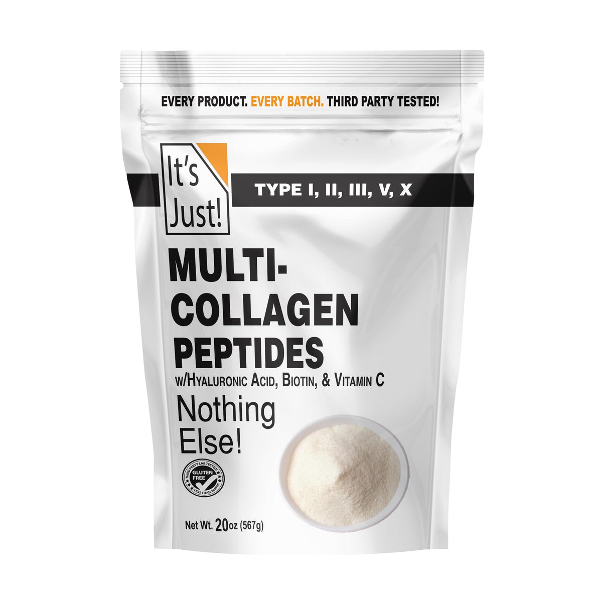 It's Just! Multi Collagen Peptides 590g vue avant avec emballage