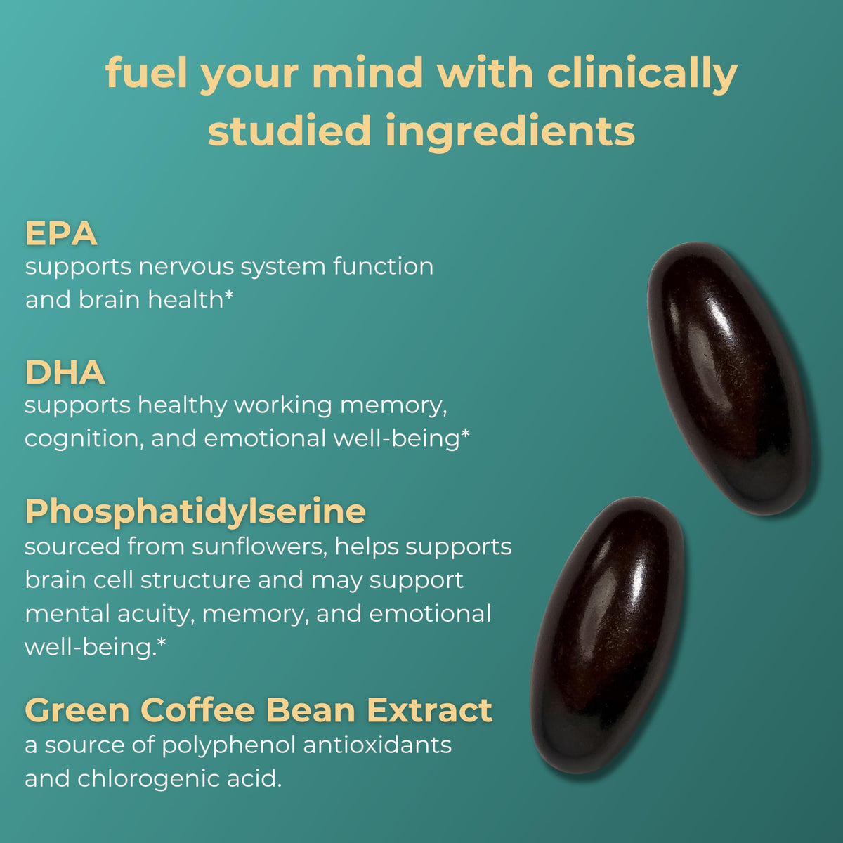 Iwi Brain Omega-3 180 capsules avec étiquette détaillée