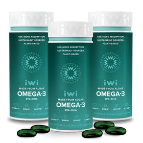 Iwi Omega-3 90 gélules vue de face
