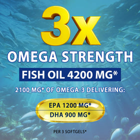 J&H Jasmine&Hyacinth huile de poisson Omega 3 4200 mg gélules avec citron