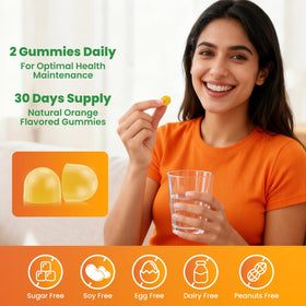 Jabsah Gummies Huile de Graines de Citrouille et Saw Palmetto sur fond blanc