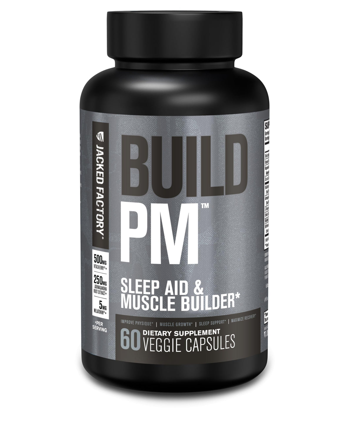 Jacked Factory Build PM 60 capsules vue de face