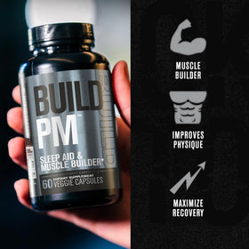 Jacked Factory Build PM capsules sur fond blanc
