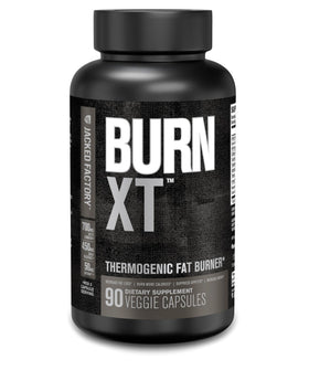 Jacked Factory Burn XT Black vue avant du flacon de 90 gélules végétales