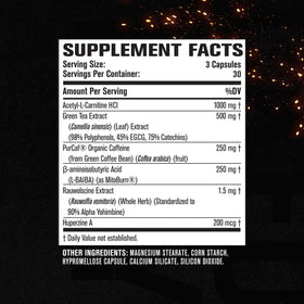 Jacked Factory Burn-XT Max capsules en main