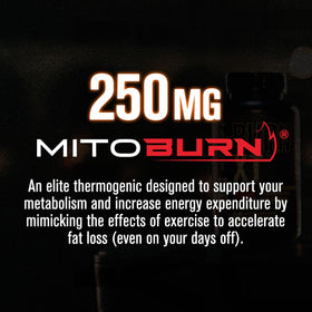 Jacked Factory Burn-XT Max capsules sur une surface blanche