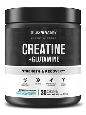 Jacked Factory Créatine + Glutamine 30 portions emballage avant