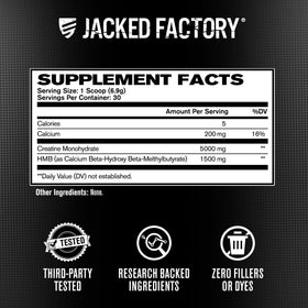 Jacked Factory Créatine HMB avec cuillère doseuse
