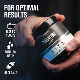 Jacked Factory Créatine HMB produit sur un fond neutre