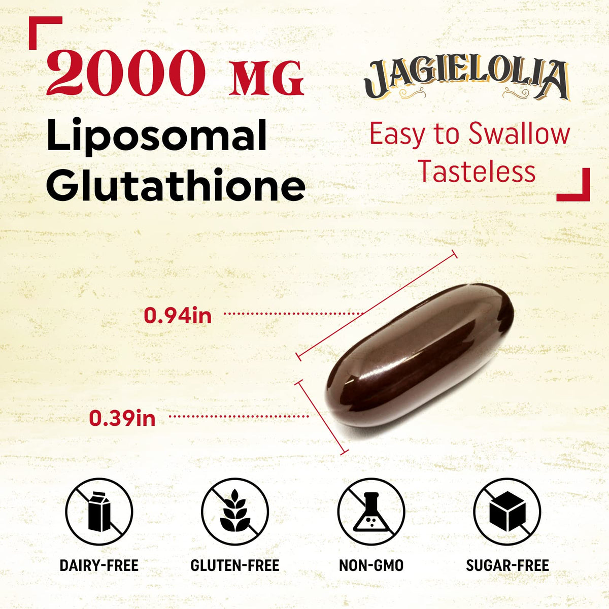 Jagielolia Glutathione Liposomal 2000 mg en milieu naturel