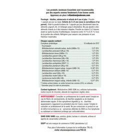 Jamieson 10 Milliards avec informations nutritionnelles