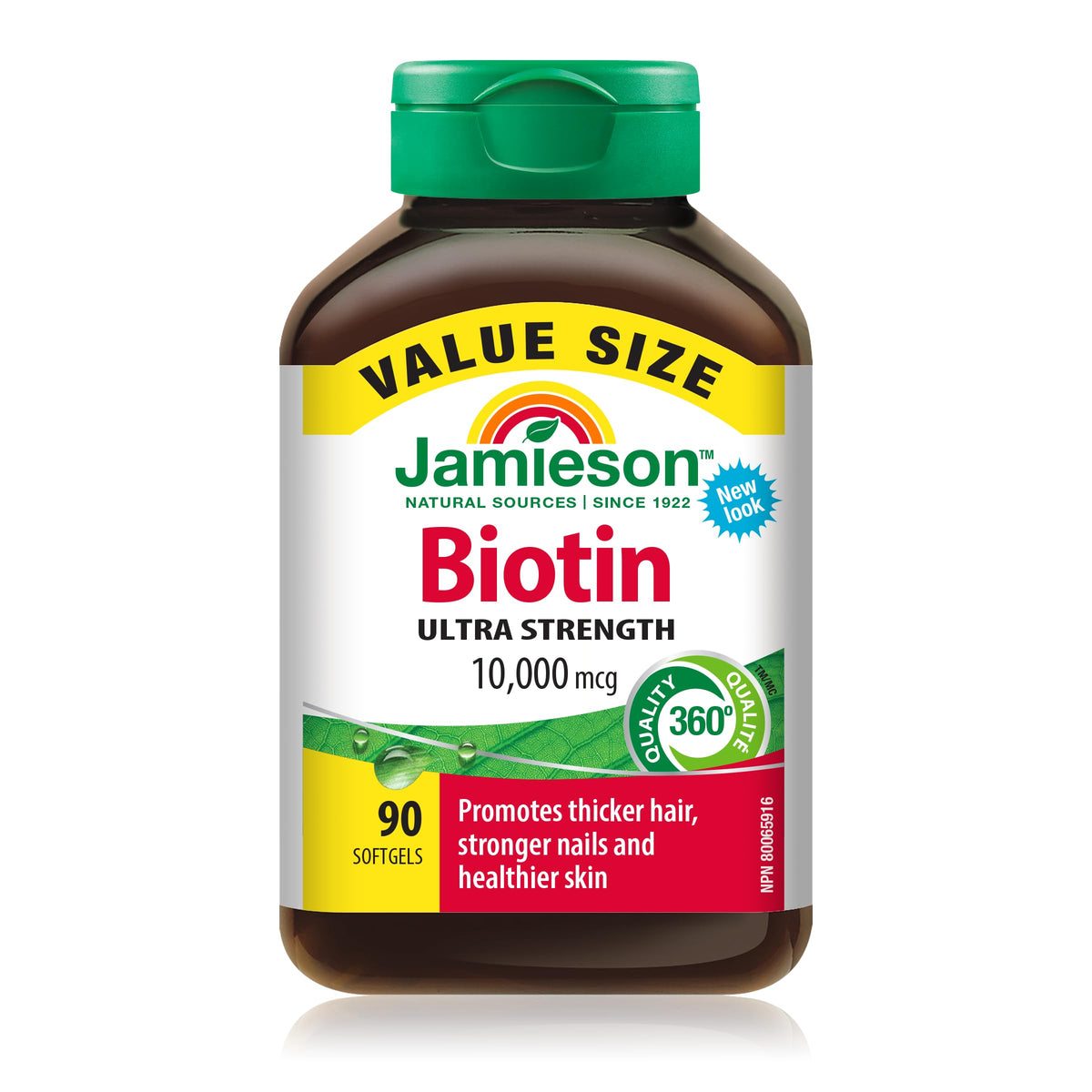 Jamieson Biotine 10 000 mcg gélules souples avant
