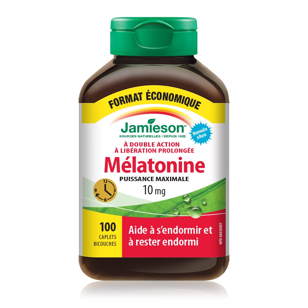 Jamieson Mélatonine 10mg comprimé bi-couche