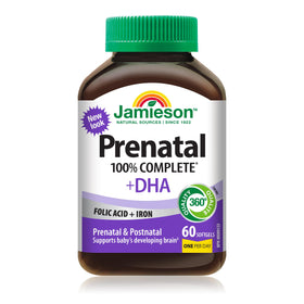 Jamieson Multivitamine Prénatale Complète 60 gélules vue de face