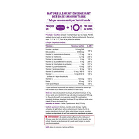 Jamieson Multivitamines Mâchables - vue arrière de l'emballage