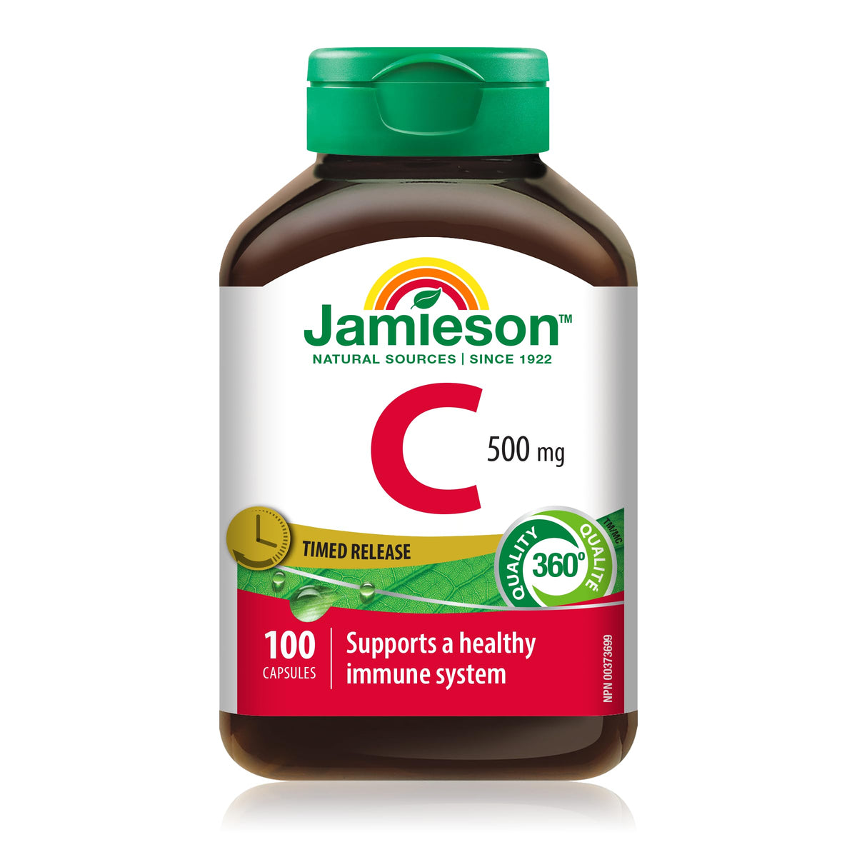 Jamieson Vitamine C 500 mg capsule vue de face