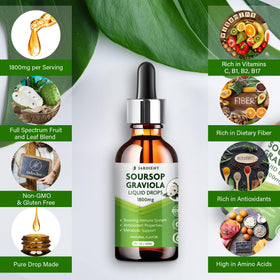 Jardient Extrait de Bitters de Corossol 60ml avec étiquette visible