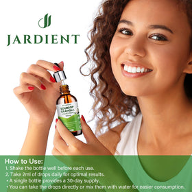 Jardient Extrait de Bitters de Corossol 60ml sur fond neutre
