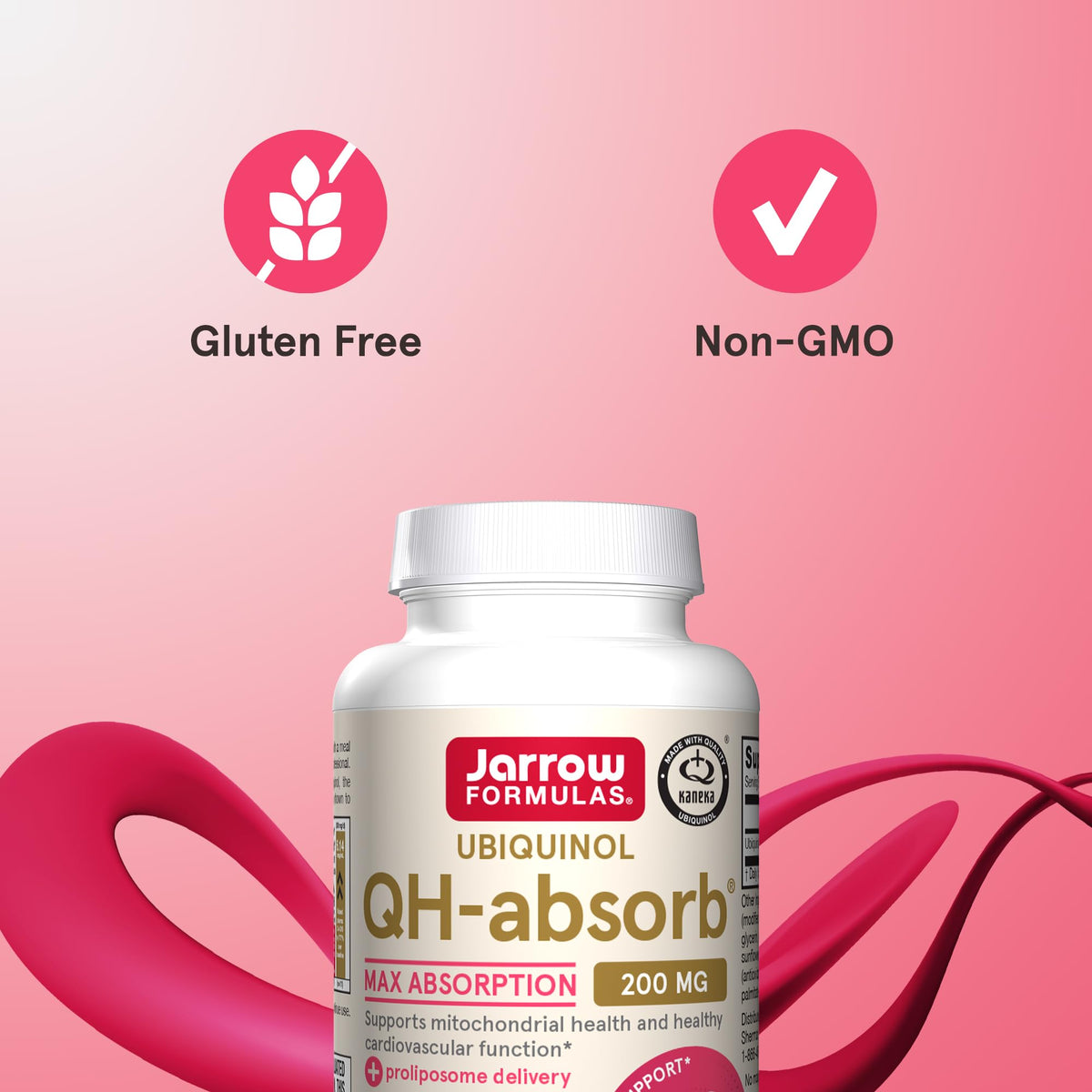 Jarrow CoQ10 Ubiquinol 200 mg gélules souples avec emballage