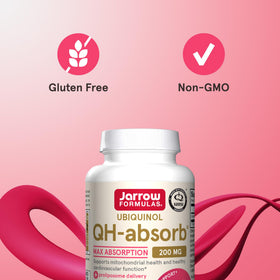 Jarrow CoQ10 Ubiquinol 200 mg gélules souples avec emballage