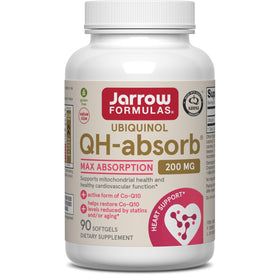Jarrow CoQ10 Ubiquinol 200mg gélules molles face avant