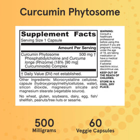 Jarrow Curcumin Phytosome 500 mg avec un fond naturel