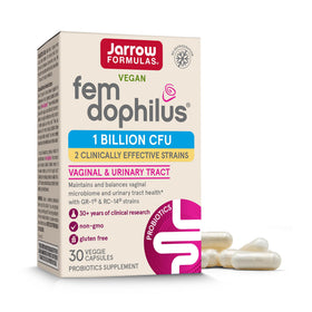 Jarrow FemDophilus Probiotiques 30 capsules vue de face